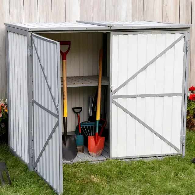 Storage Cabinet 42" white 32 gallon