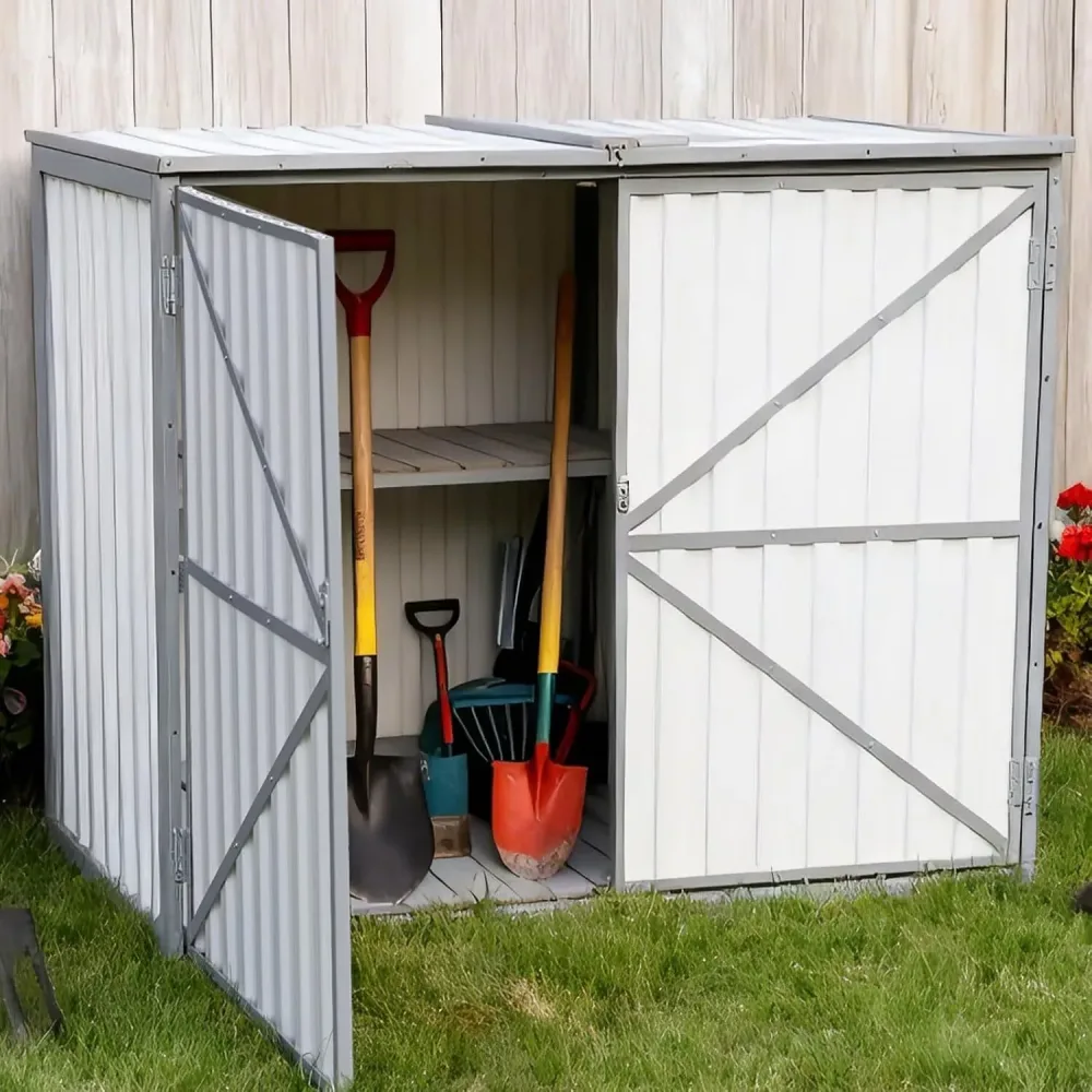 Storage Cabinet 42" white 32 gallon
