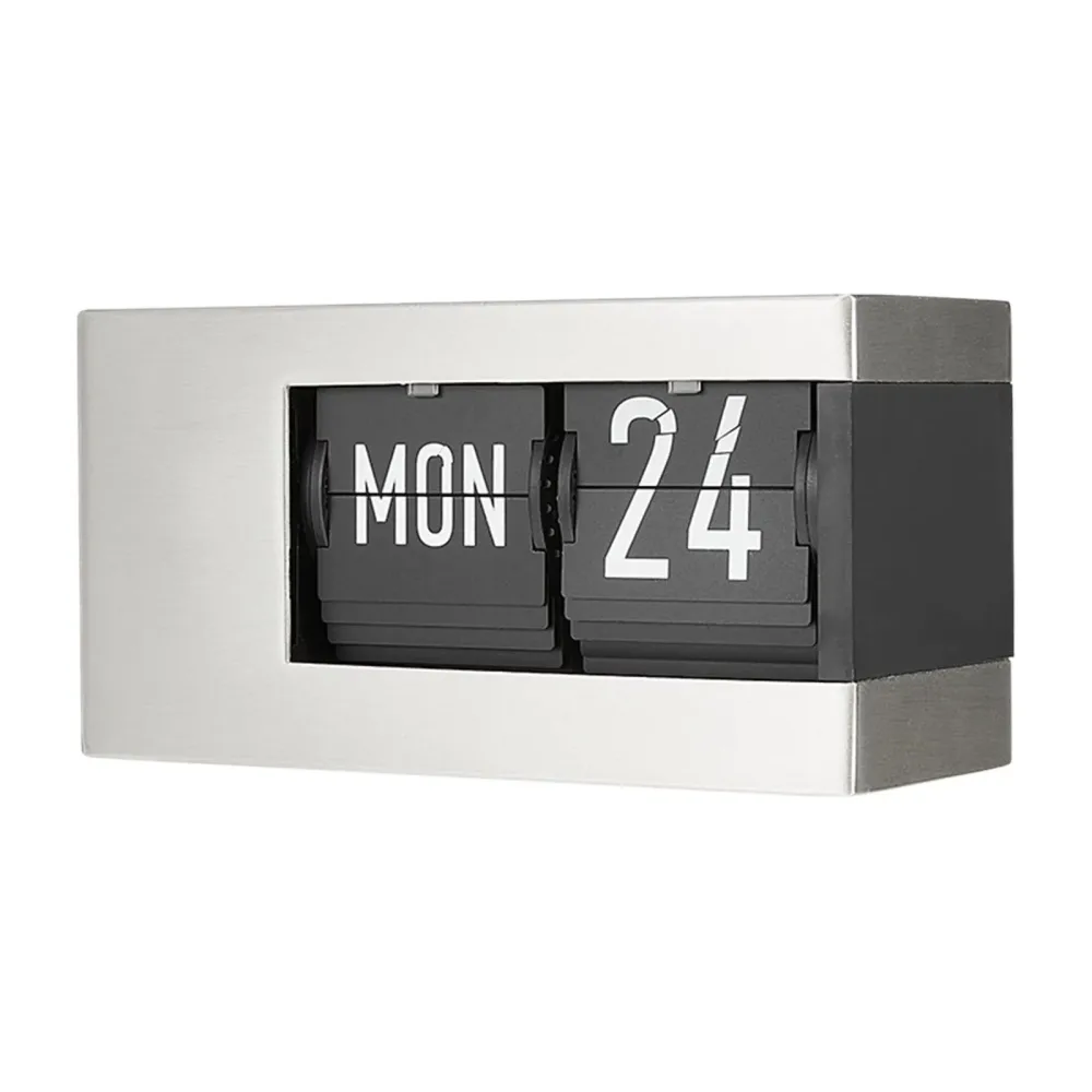 Desk Calendar silver 5cm 95inch