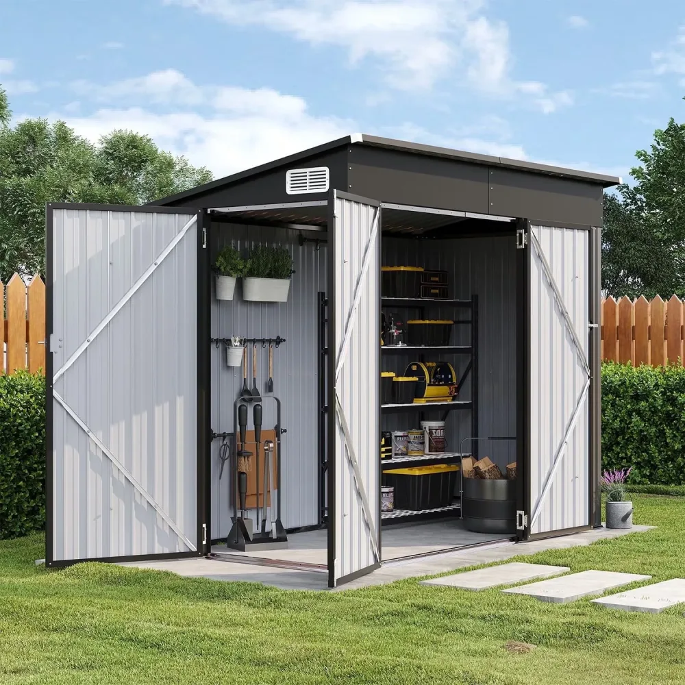Metal Storage 8' 4' black