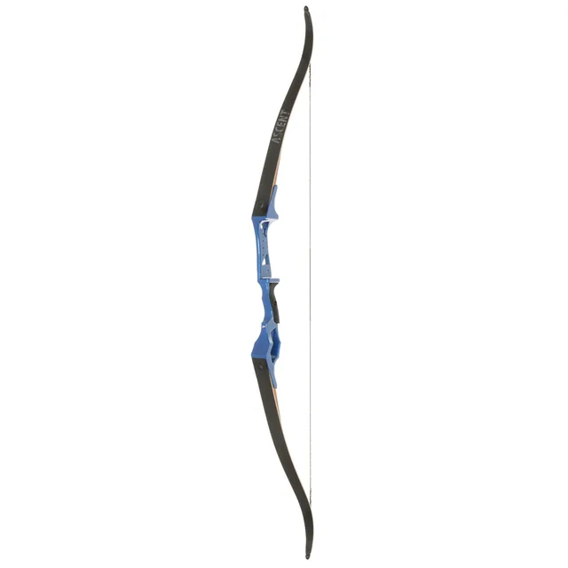 Recurve Bow 58 in 40 lbs blue
