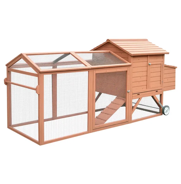 Chicken Coop 96.5" portable 35.5"