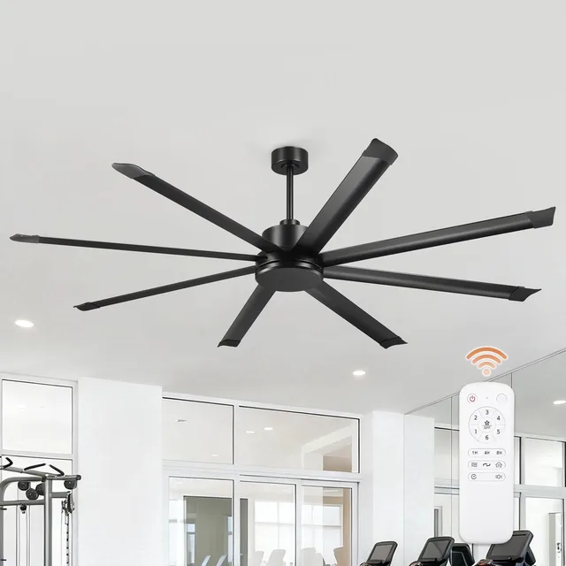 Ceiling Fan 84" black 10"