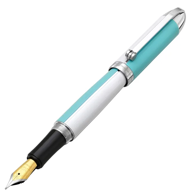 Fountain Pen blue white 0.35 mm