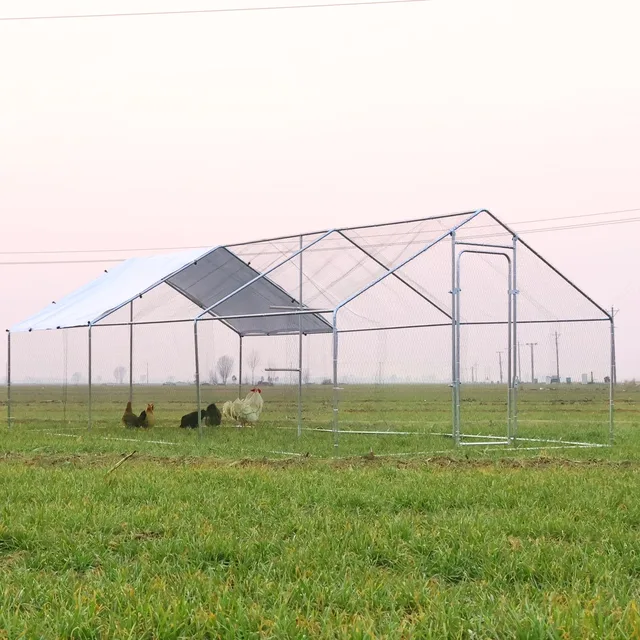 Chicken Coop 20 ft waterproof silver