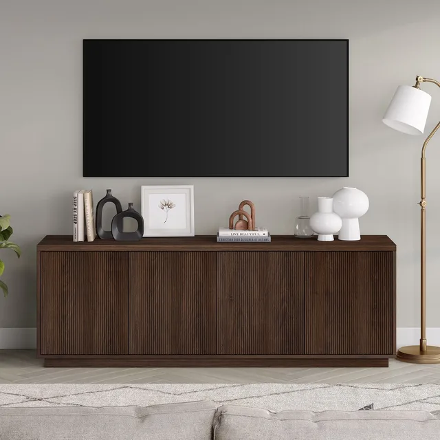 Stand 75" black brown