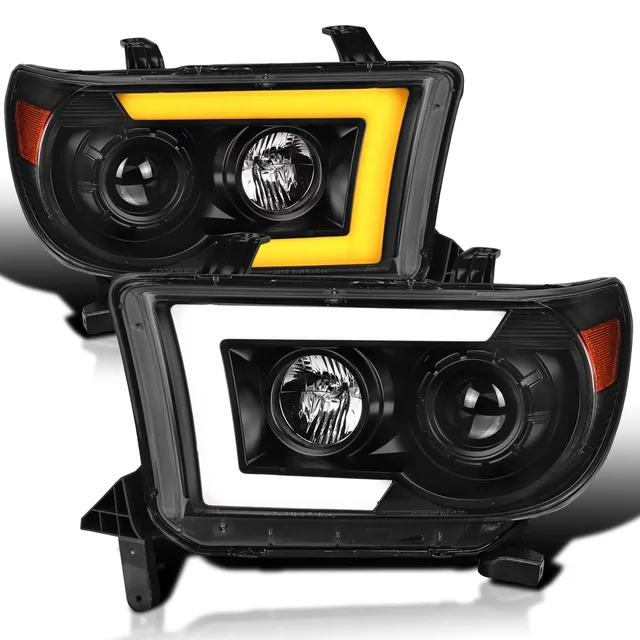 Projector Headlights led black 12v