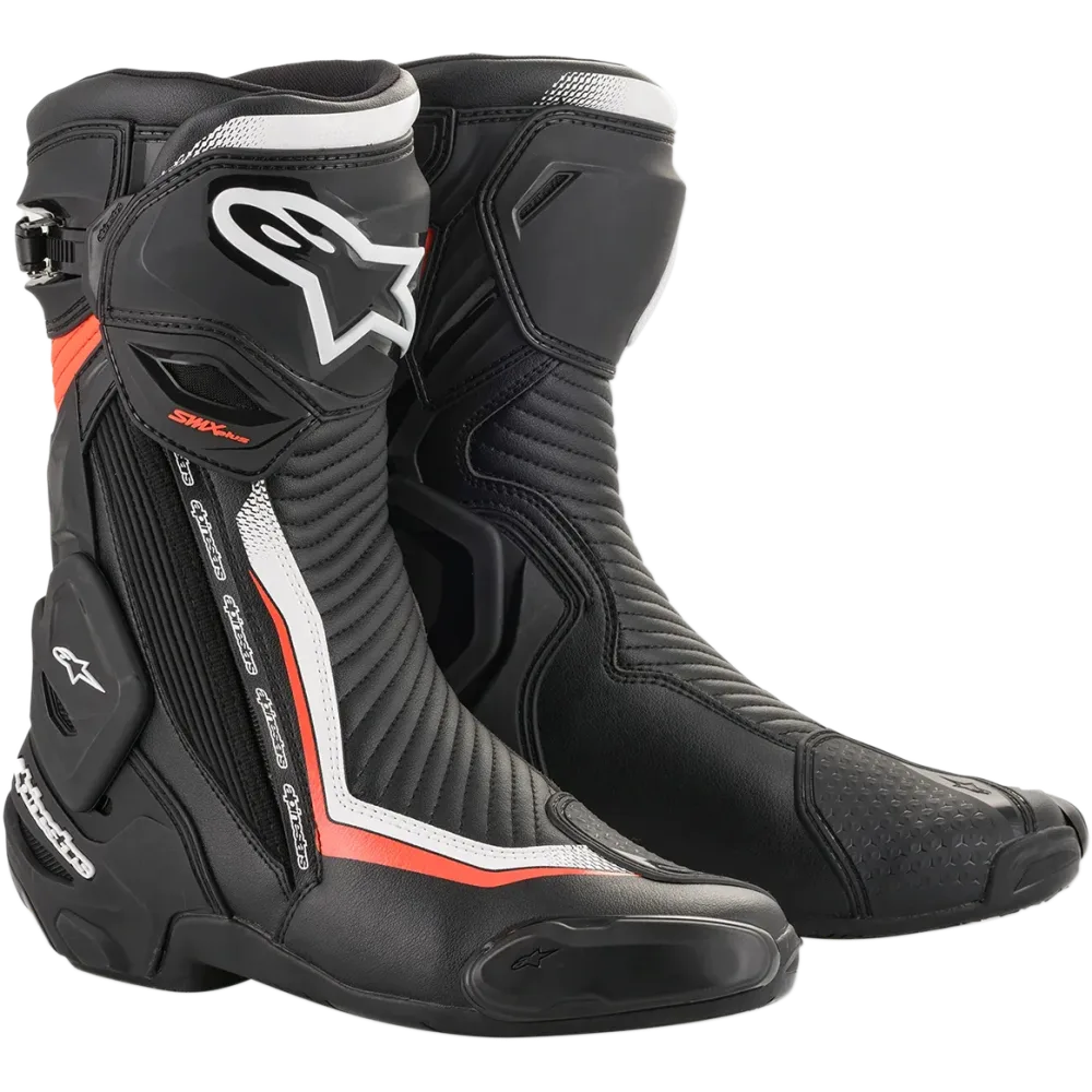Mens Motorcycle black white red