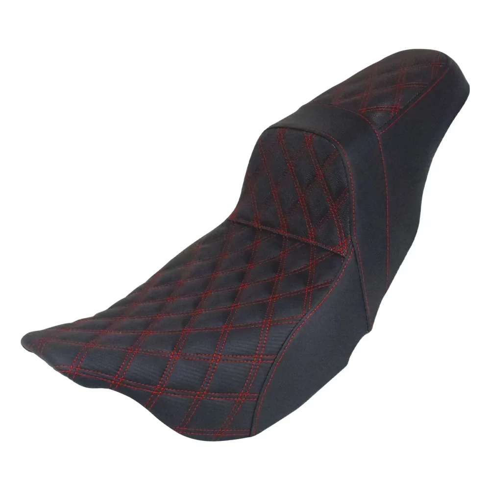 Seat red 2" black