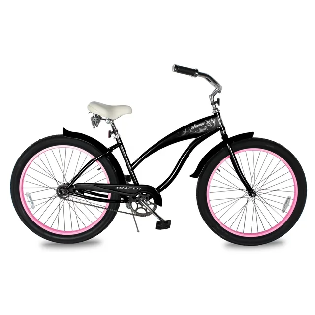 Cruiser Bike 26" black 26.00 in