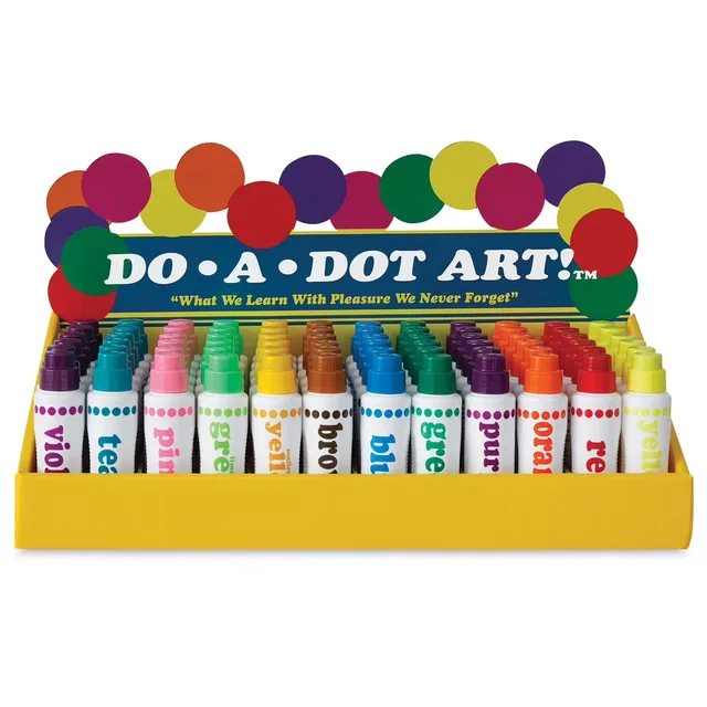 Art Markers red orange yellow