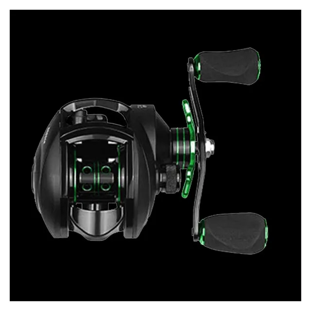 Baitcasting Reel 8kg white heavy-duty