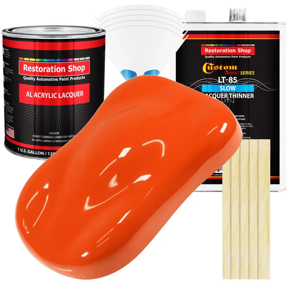 Auto Paint orange 1 gallon 5 pack