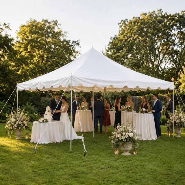 Tent 15' white 14oz