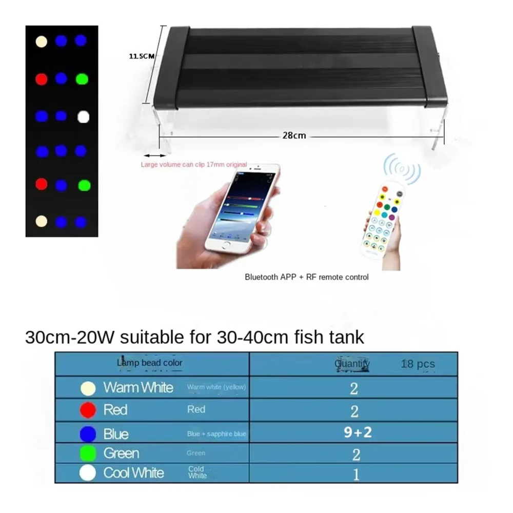 Tank Lighting 30cm 22w 45cm