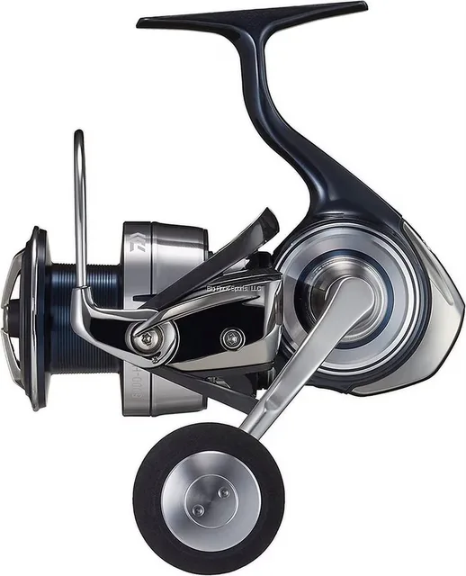 Spinning Reel 55lb black silver