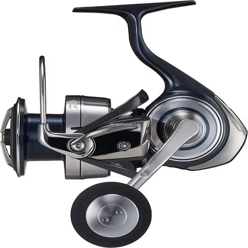 Spinning Reel 55lb black silver