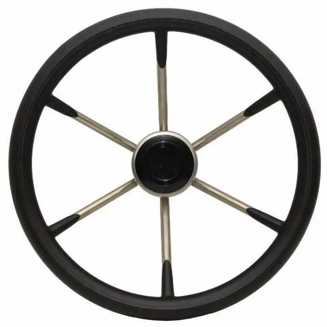 Steering Wheel 14 inch black 14"