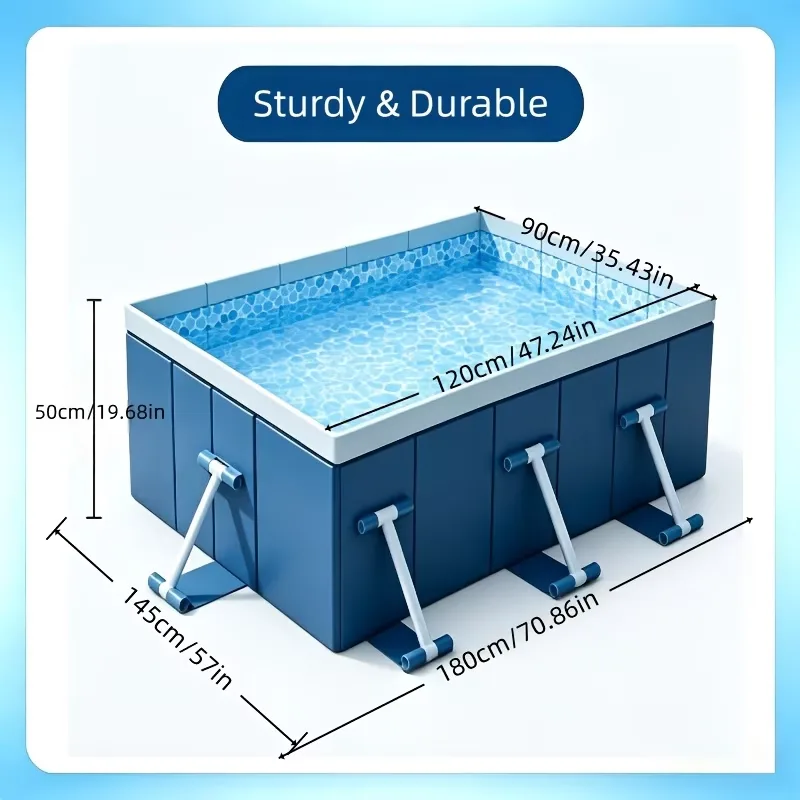 Frame Pool 70.87inch foldable portable
