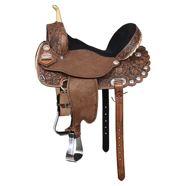 Horse Saddle 14 in 14" brown