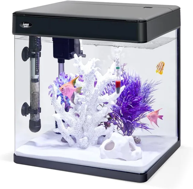 Glass Tank 7 gallon led 100w