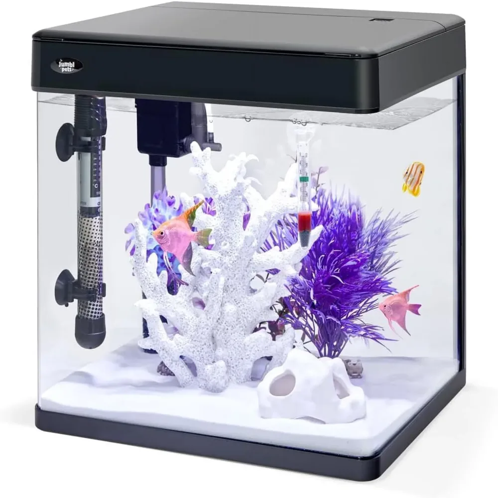 Glass Tank 7 gallon led 100w