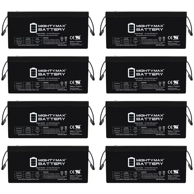 Battery 12v 8 pack 12 volt