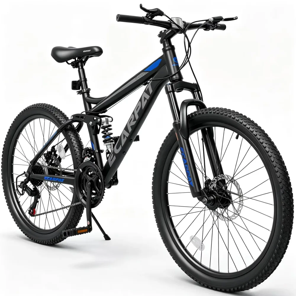 Mountain Bike 24 inch gray black