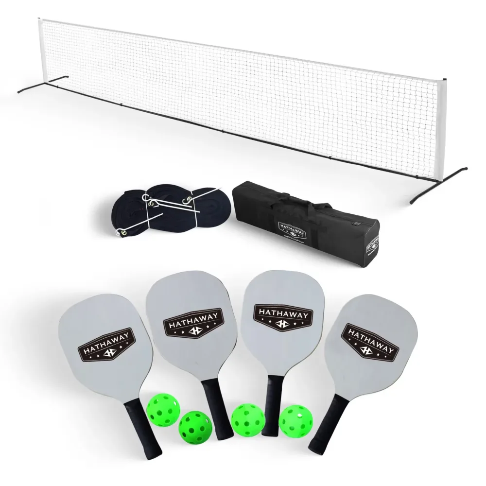 Pickleball portable black adjustable