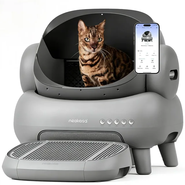 Self-cleaning Litter 2.2-33 lbs waterproof bluetooth