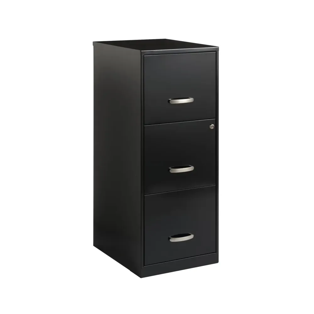 File Cabinet white black 35.50"