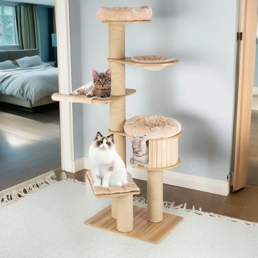 Cat Furniture 77" beige 29.5"
