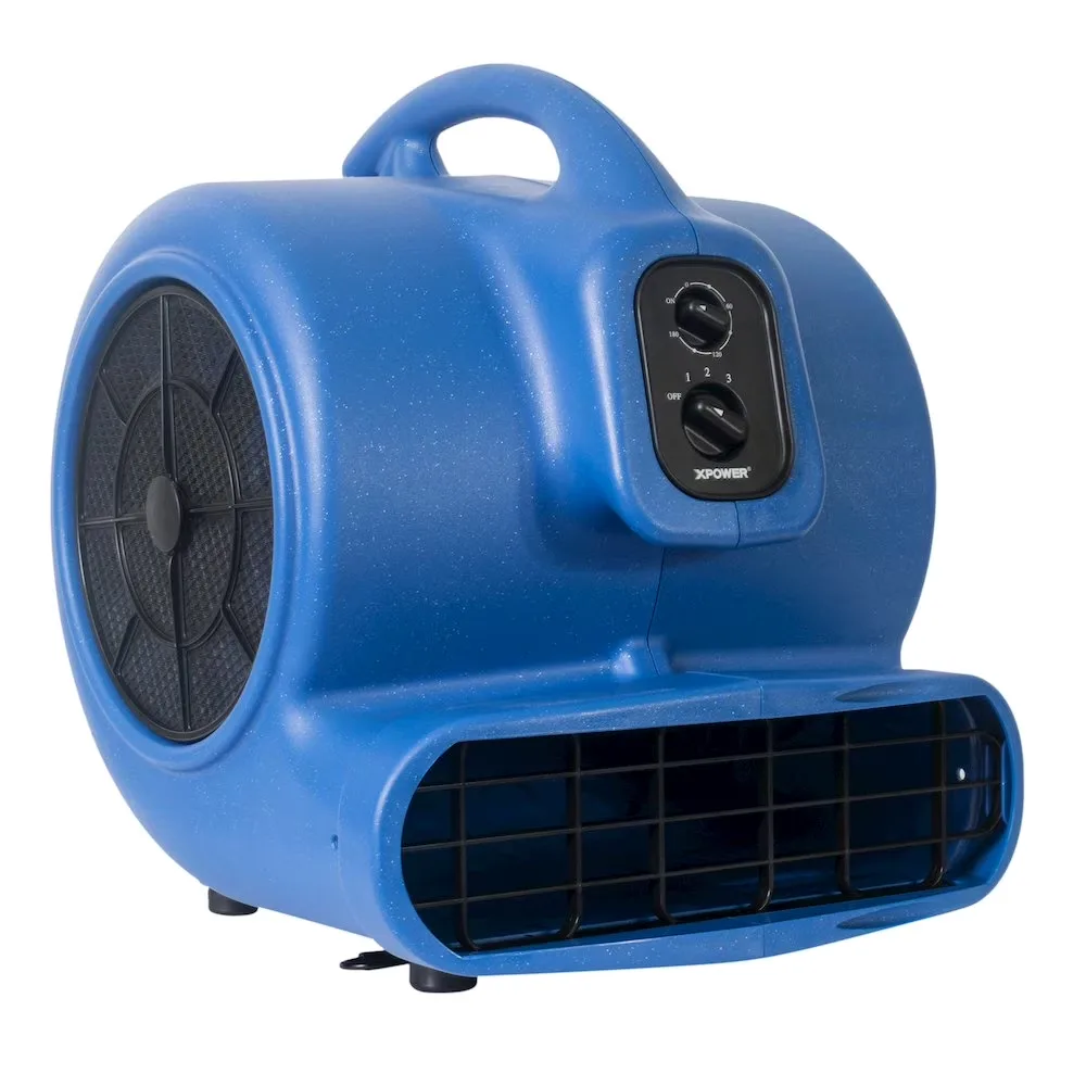 Fan 4 hp 115v blue