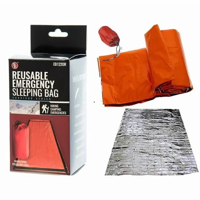 Sleeping Bag 36 in heavy-duty orange