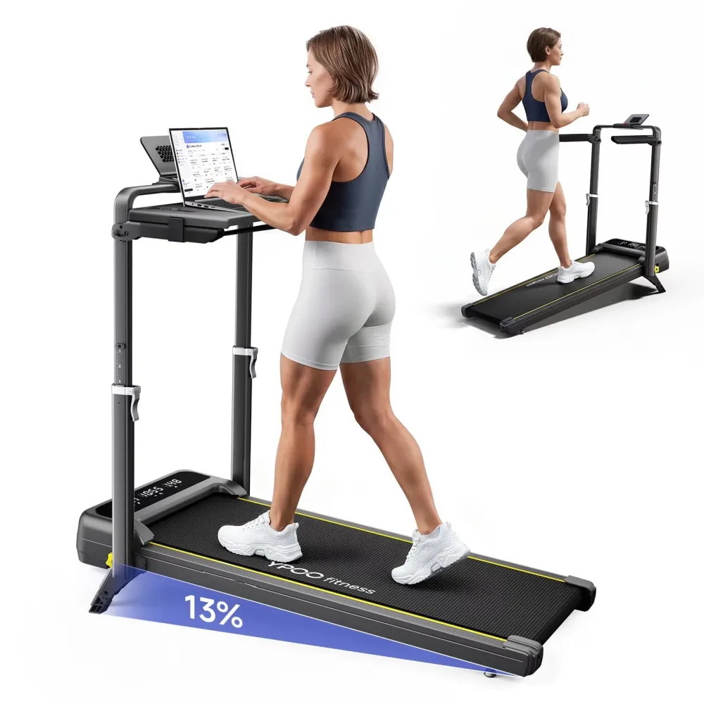Foldable Treadmill 300 lbs led