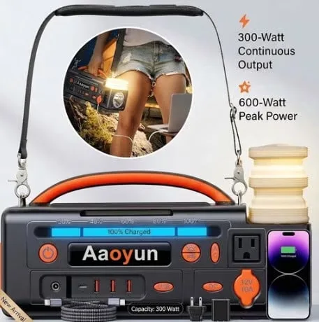 Portable 300w rechargeable