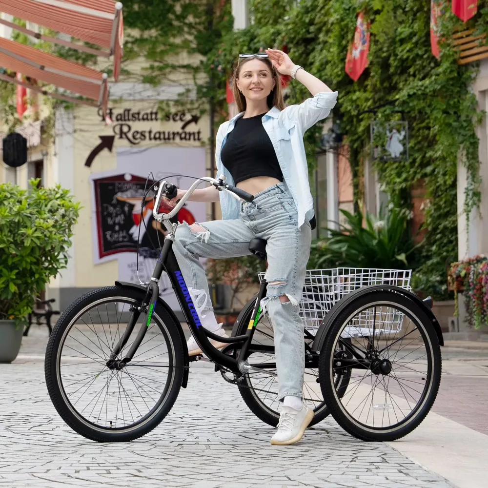 Bike 24 inch black 24"
