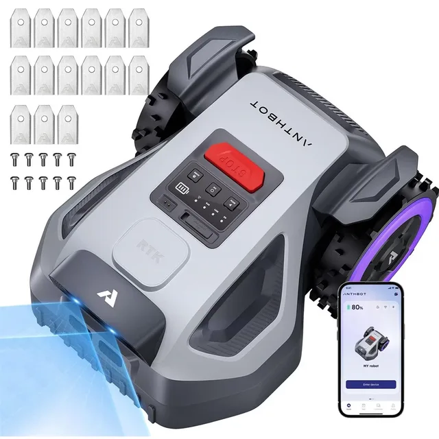 Lawn Mower 1.2-2.7in adjustable wireless