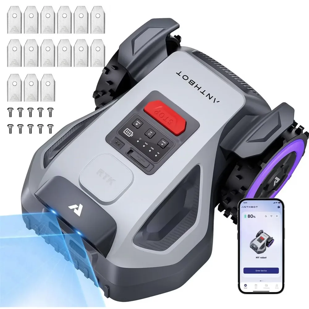 Lawn Mower 1.2-2.7in adjustable wireless