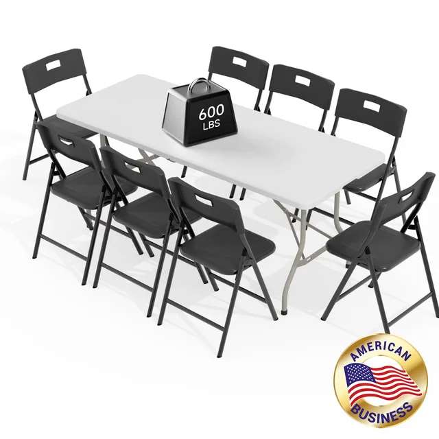 Folding Table 6ft 330 lbs 600 lbs