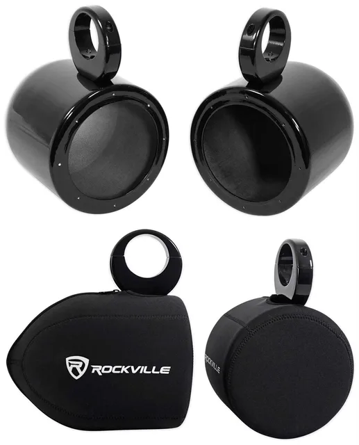 Speaker Pods 6.5" black 6.7"
