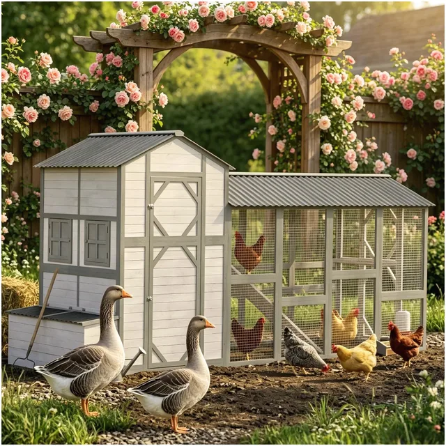 Chicken Coop gray