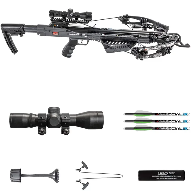 Bow Archery gray 415 feet 220 pounds
