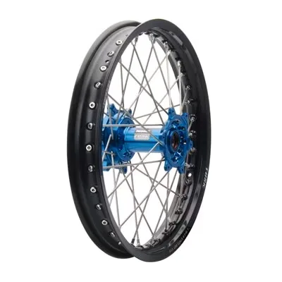 Complete Wheel black silver blue
