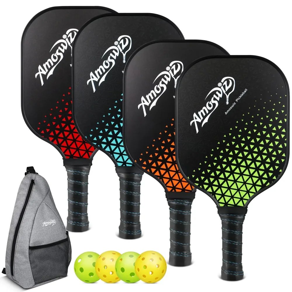 Pickleball Paddles red black blue