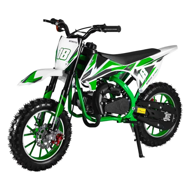 Dirt Bike green 10 inch 47.2 inches