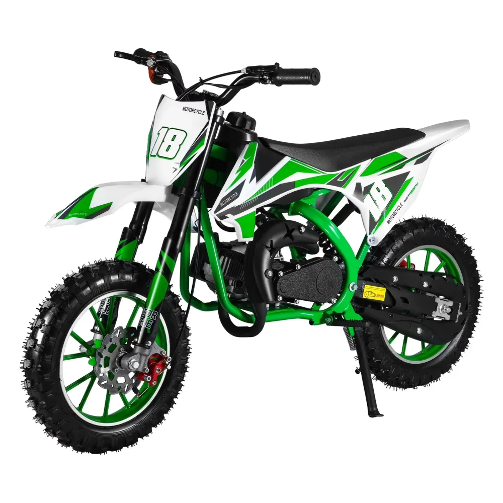 Dirt Bike green 10 inch 47.2 inches
