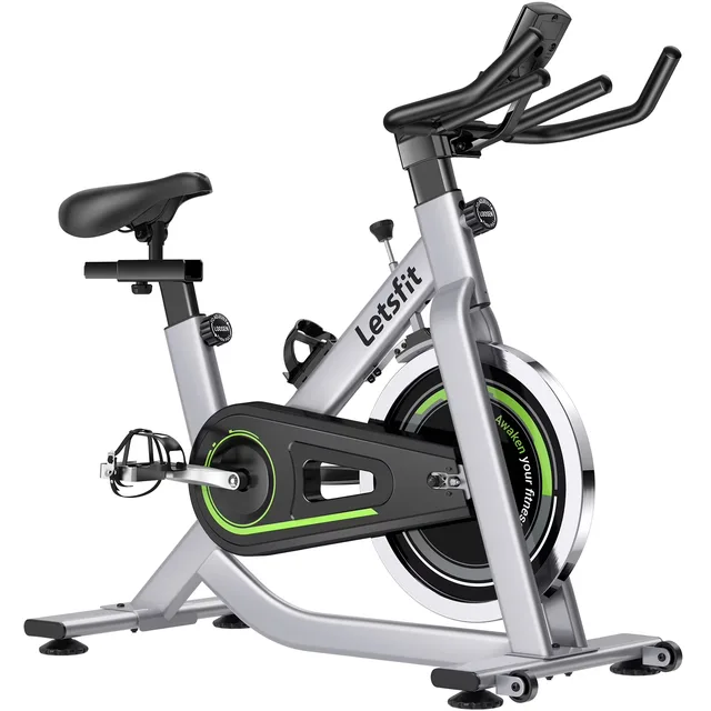 Exercise Bike adjustable silver 30 lb