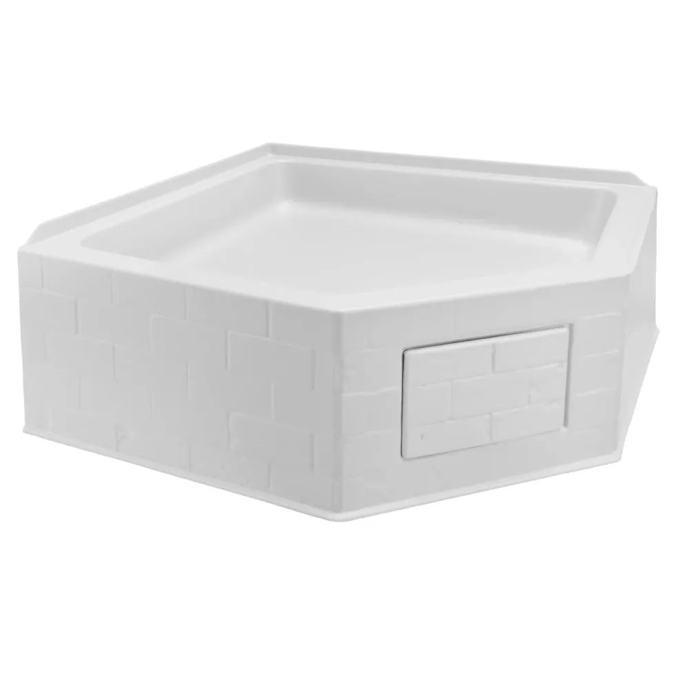 Pan 27" 10" white