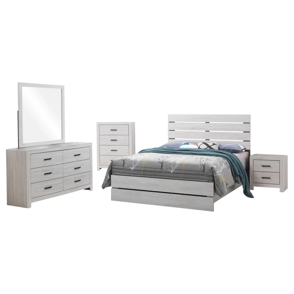 Bedroom white 78.75 inches 85.75 inches